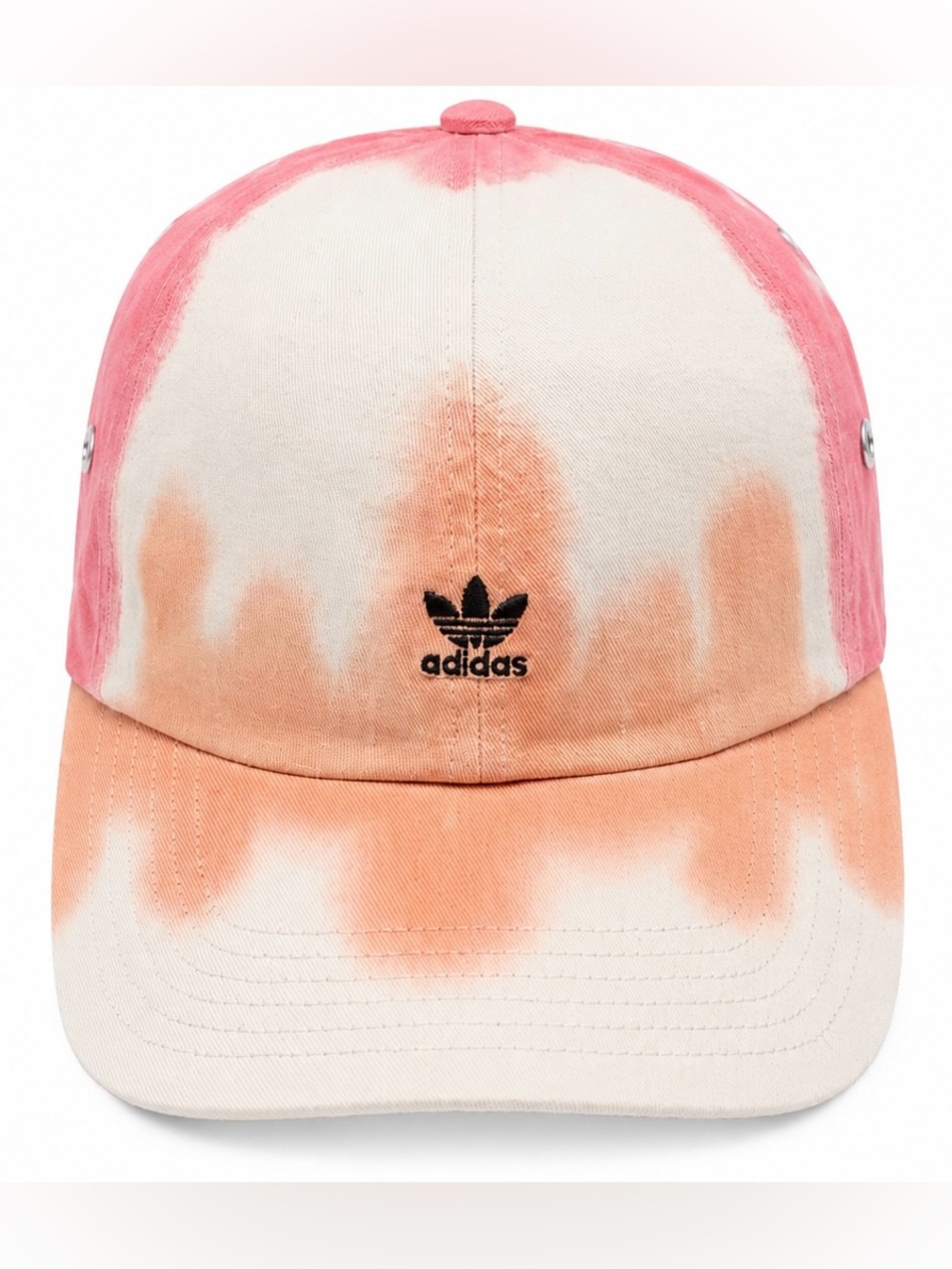 adidas Tie-Dye Cap in Pink, Peach & Cream Shades